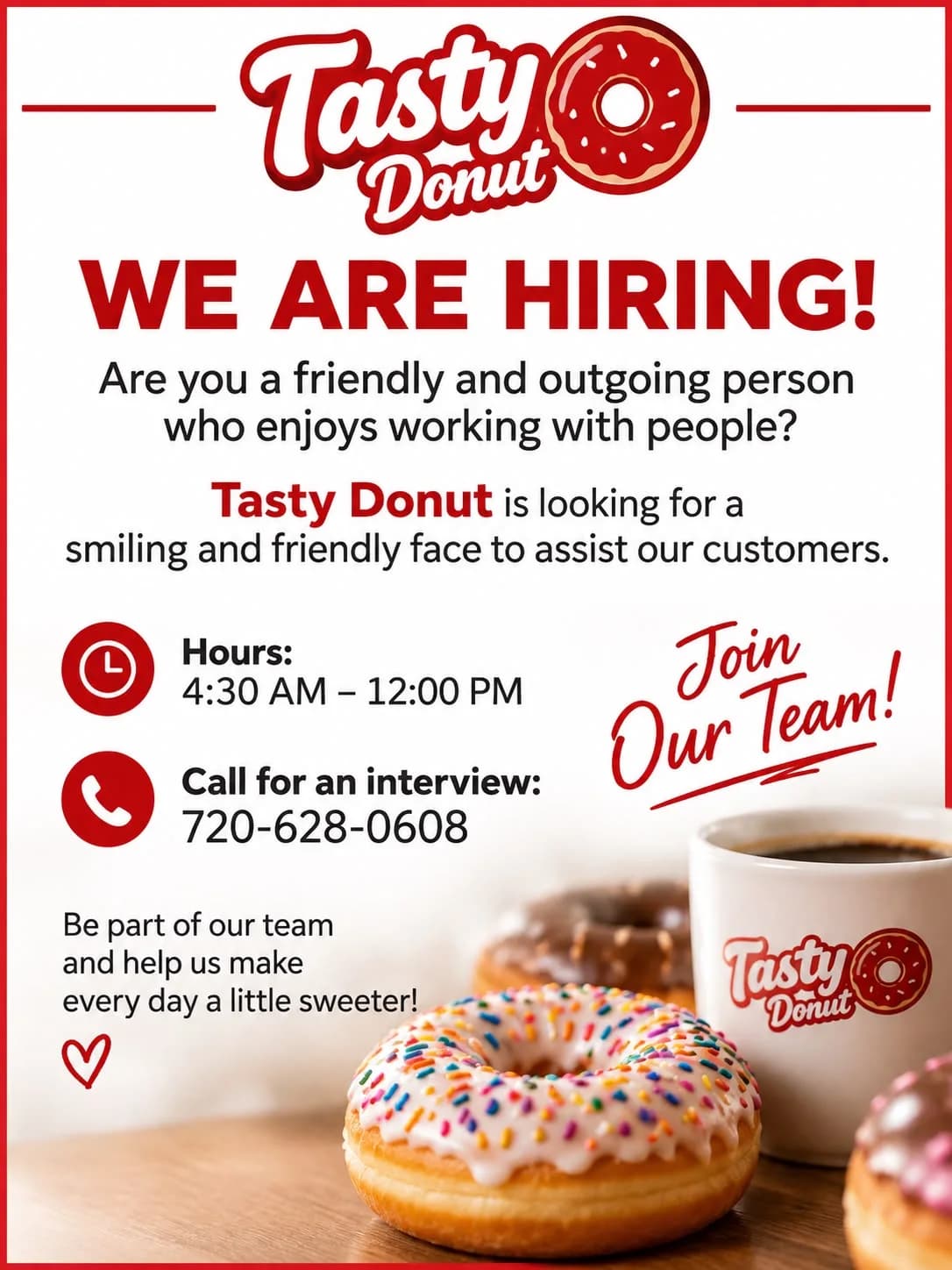 🍩 WE’RE HIRING